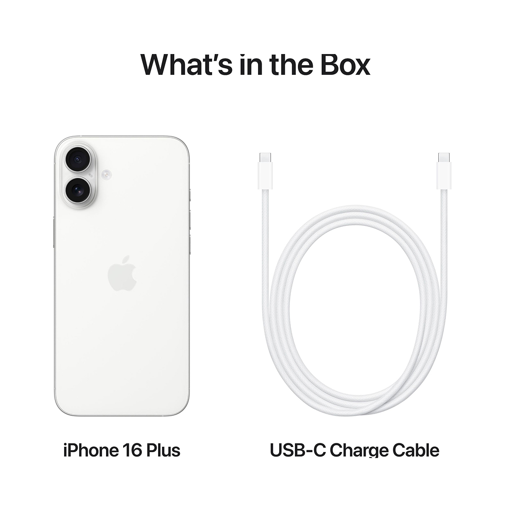 Смартфон Apple iPhone 16 Plus 256GB White (MXWV3)