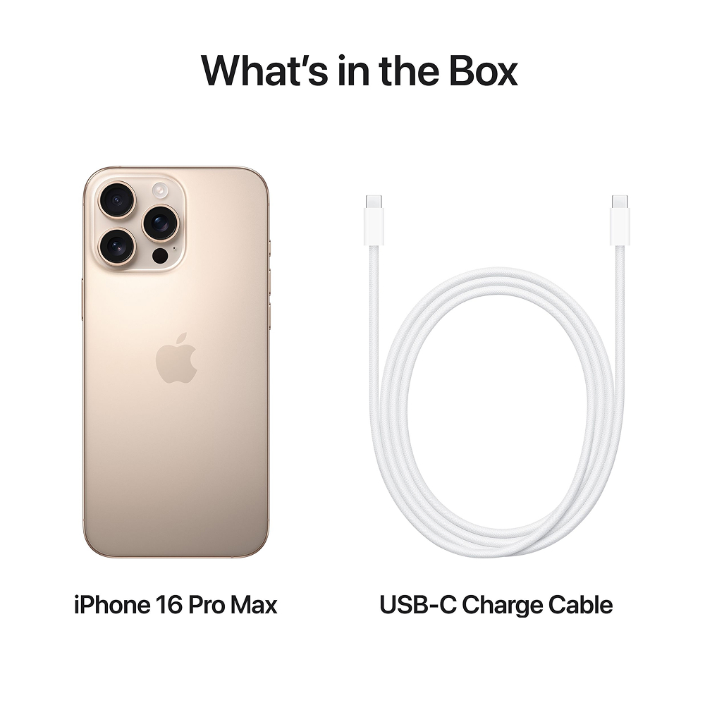 Смартфон Apple iPhone 16 Pro Max 512GB Desert Titanium (MYWX3)